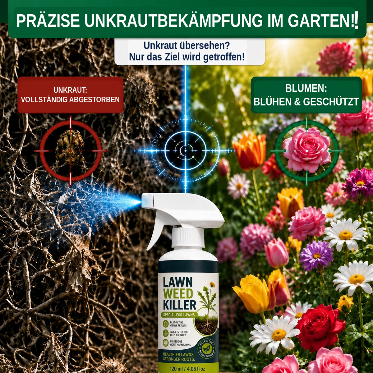 💯 ⚡ [Einfaches und stressfreies Unkrautjäten im Garten] Unkrautvernichter für den Hausgebrauch