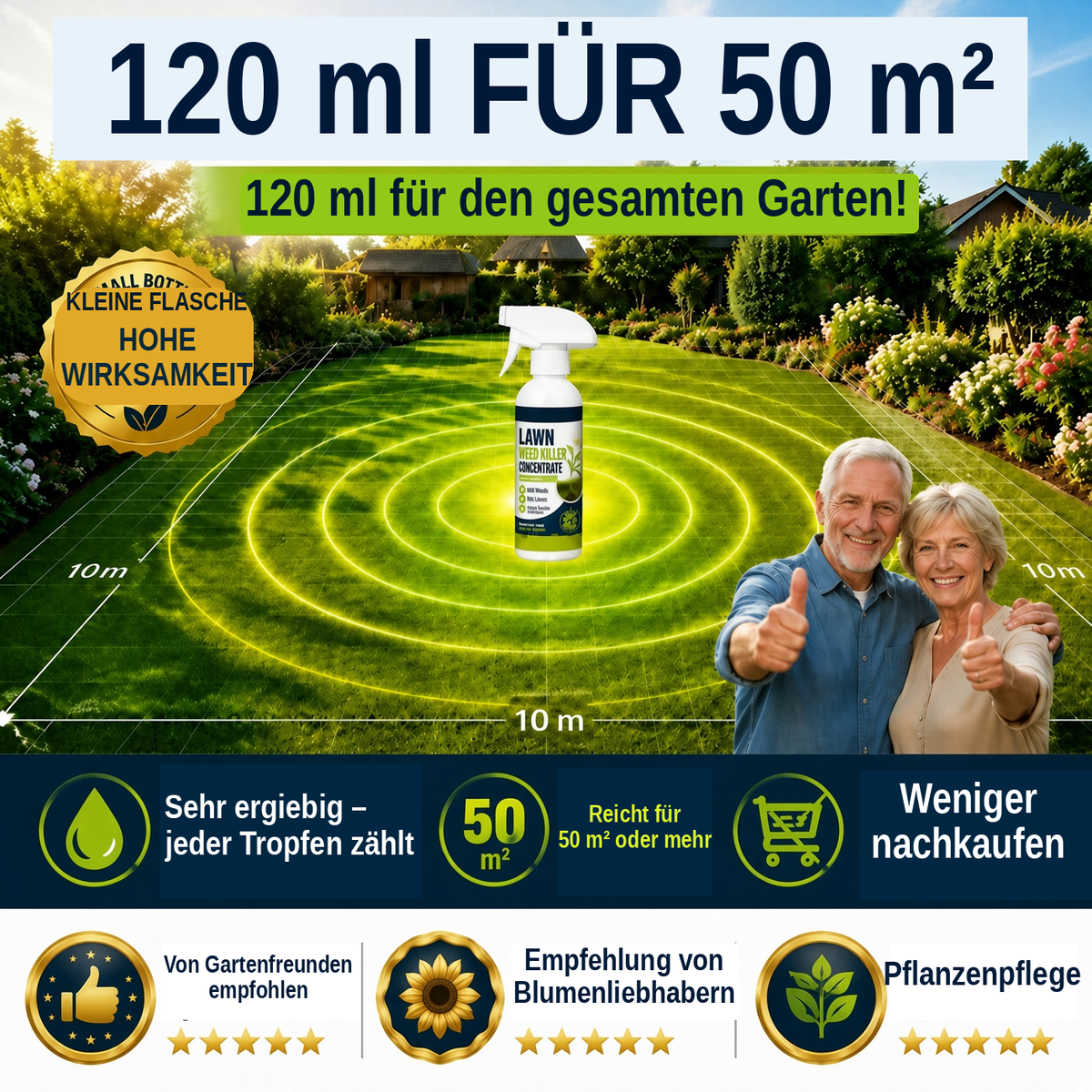 💯 ⚡ [Einfaches und stressfreies Unkrautjäten im Garten] Unkrautvernichter für den Hausgebrauch