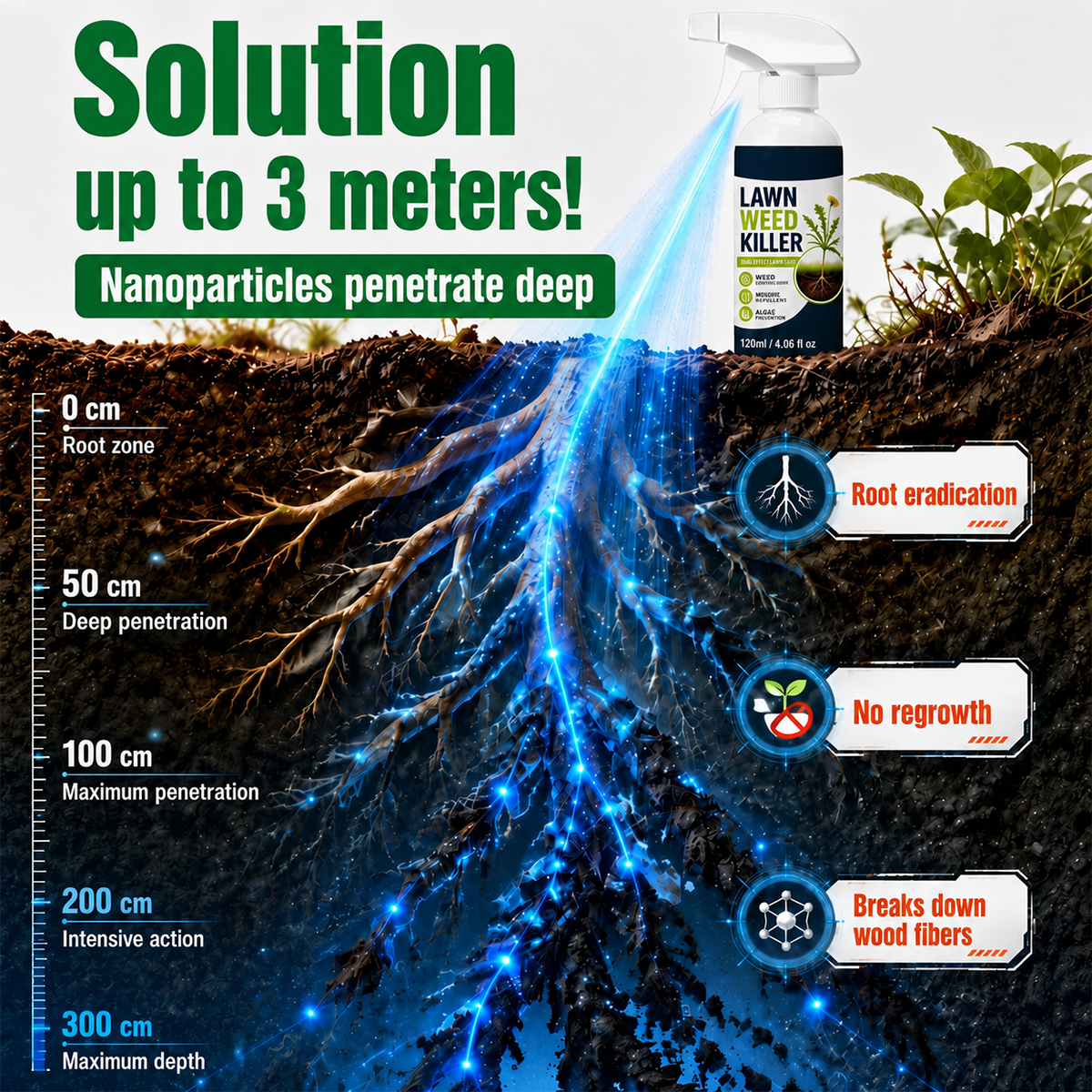 💯  [Easy and stress-free weeding in the garden] Herbicide for domestic use