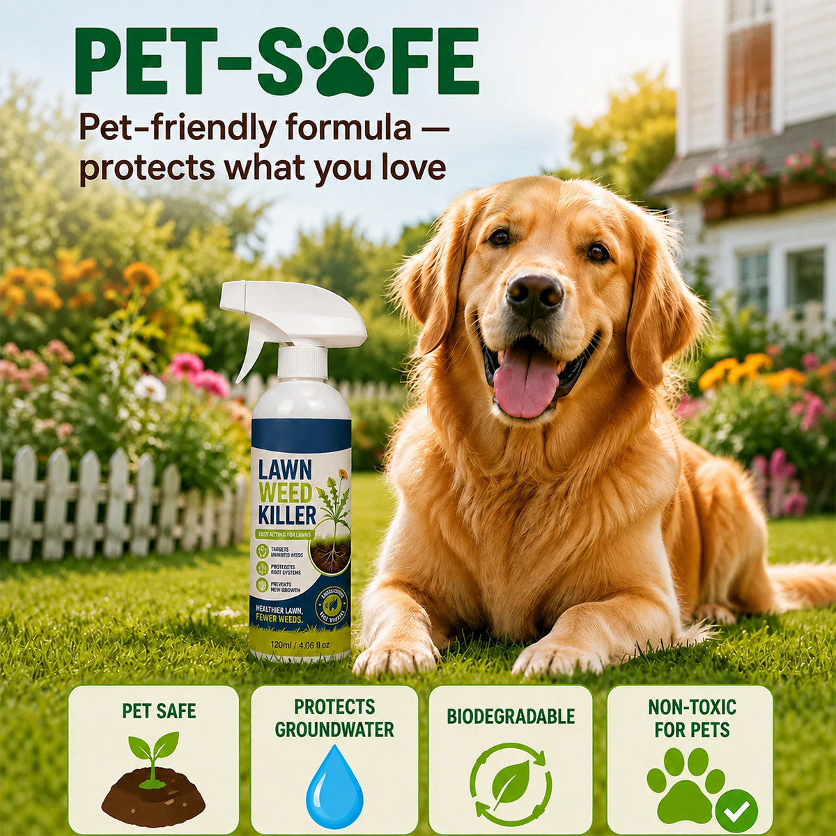 💯  [Easy and stress-free weeding in the garden] Herbicide for domestic use