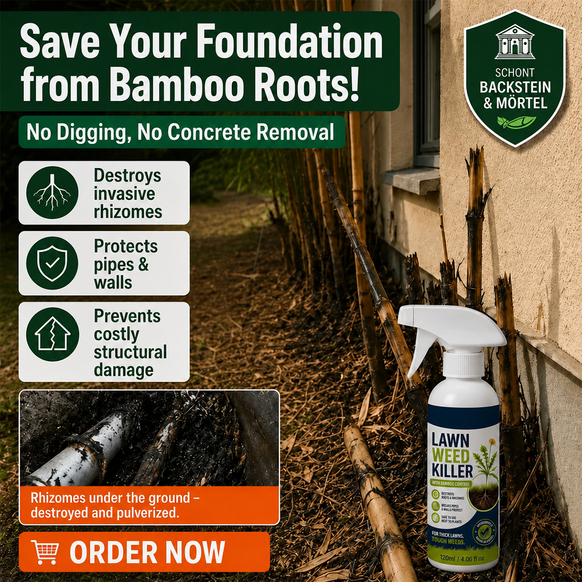 💯  [Easy and stress-free weeding in the garden] Herbicide for domestic use