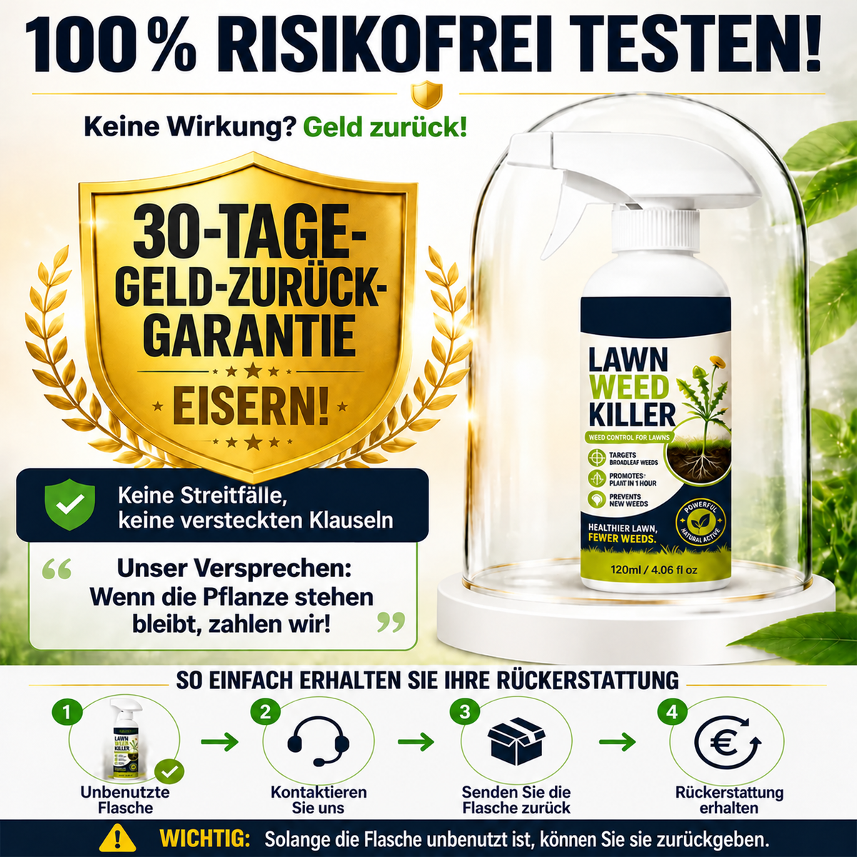 💯 ⚡ [Einfaches und stressfreies Unkrautjäten im Garten] Unkrautvernichter für den Hausgebrauch