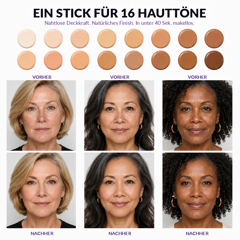 Farbwechselnder Foundation-Stick – Der Stick, der reife Haut wieder zum Strahlen bringt