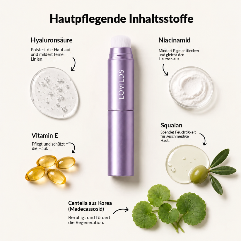 Farbwechselnder Foundation-Stick – Der Stick, der reife Haut wieder zum Strahlen bringt