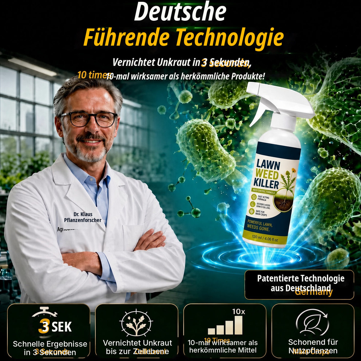 💯 ⚡ [Easy and stress-free weeding in the garden] Herbicide for domestic use