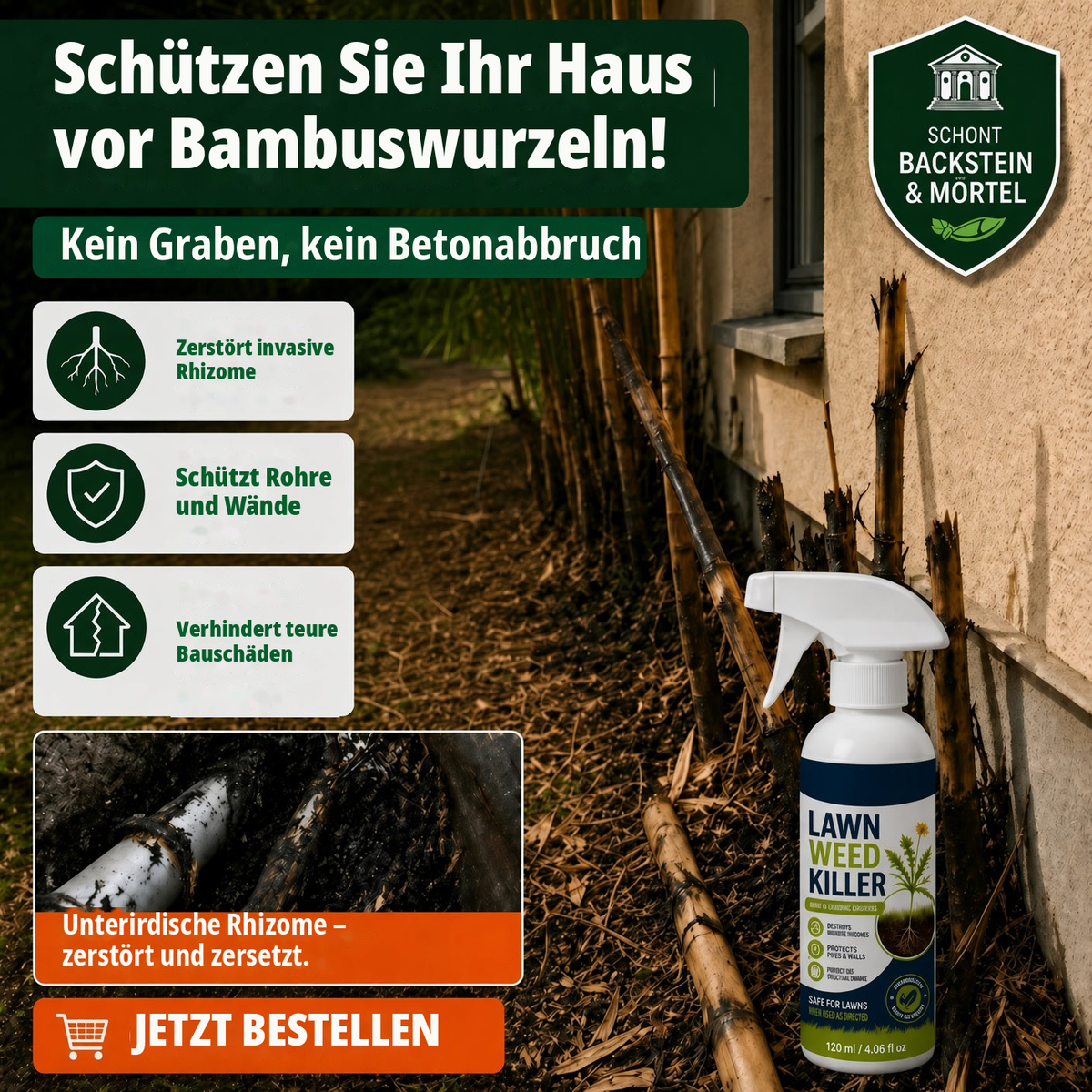 💯 ⚡ [Easy and stress-free weeding in the garden] Herbicide for domestic use